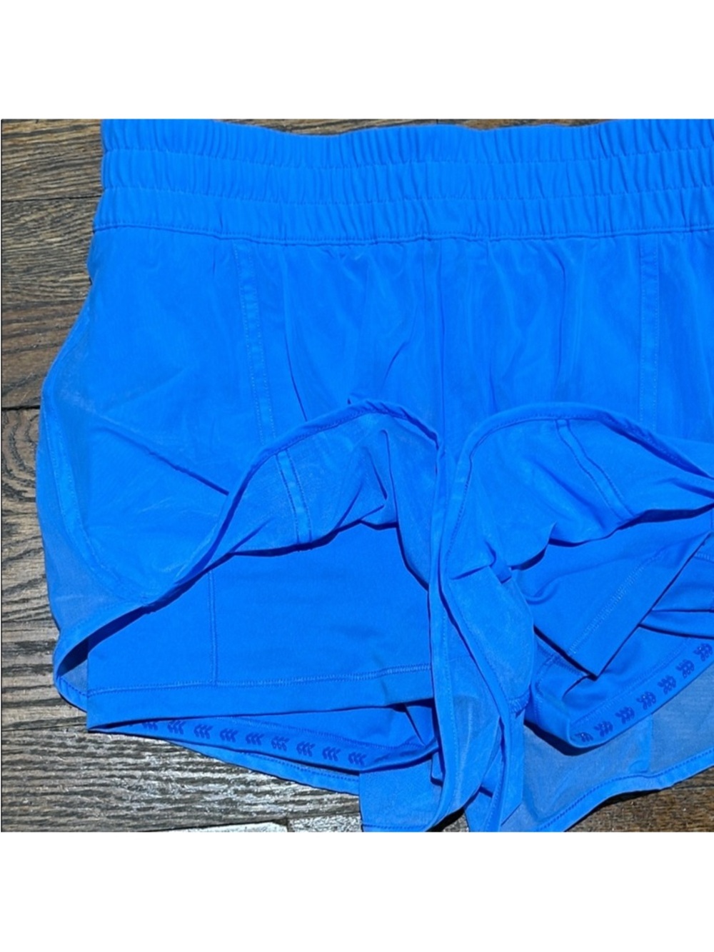 Blue Women's Athletic Shorts - Lightweight Running Shorts - Picture 5 of 7